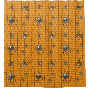 Spiders on Parade Shower Curtain