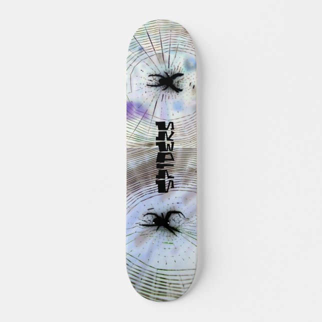 Spiders Spider Bug Web Webs Skateboard (Front)