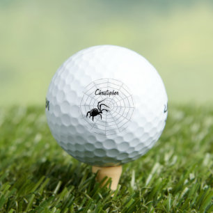 Spiders Web Design Golf Balls