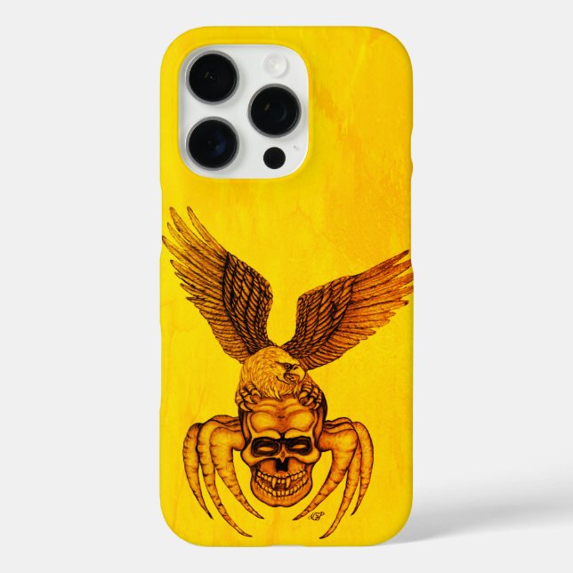 Spiderskull with Eagle Case-Mate iPhone Case (Back)