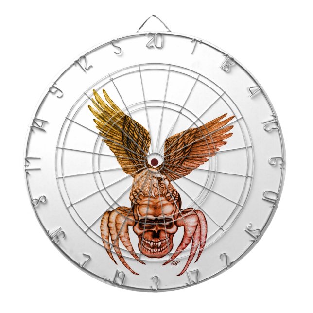 Spiderskull with Eagle Dartboard (Front)