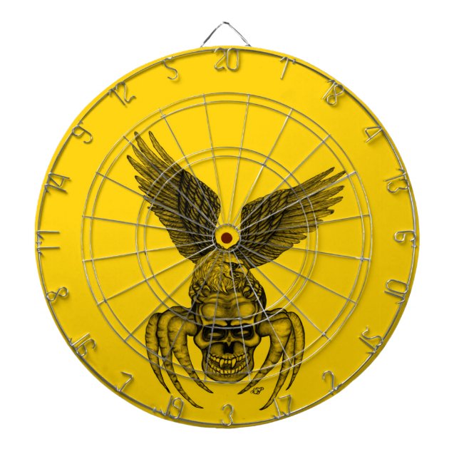 Spiderskull with Eagle Dartboard (Front)
