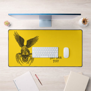 Spiderskull with Eagle Desk Mat