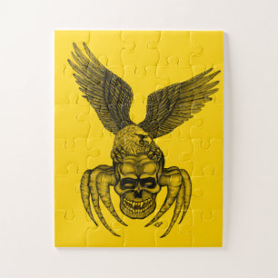 Spiderskull with Eagle Jigsaw Puzzle