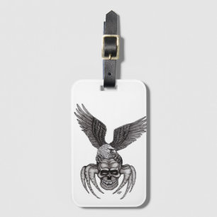 Spiderskull with Eagle Luggage Tag