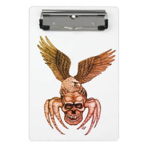Spiderskull with Eagle Mini Clipboard