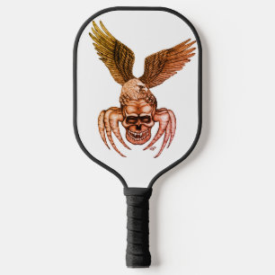 Spiderskull with Eagle Pickleball Paddle