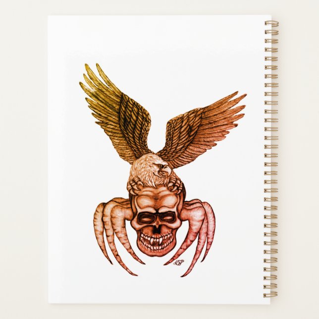 Spiderskull with Eagle Planner (Back)