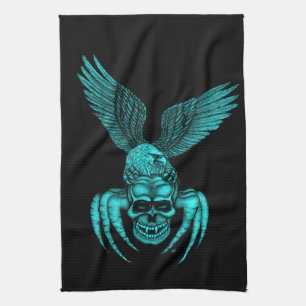 Spiderskull with Eagle Tea Towel