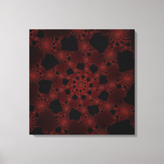 Spiderweb Fractal Canvas Print