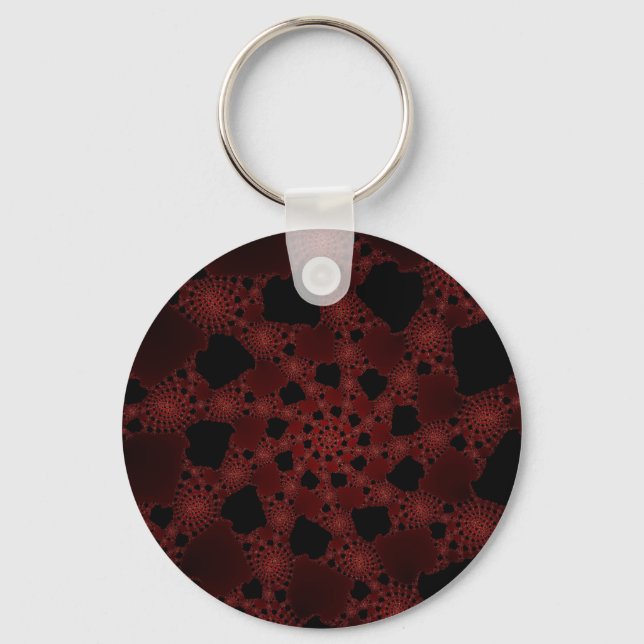 Spiderweb Fractal Key Ring (Front)