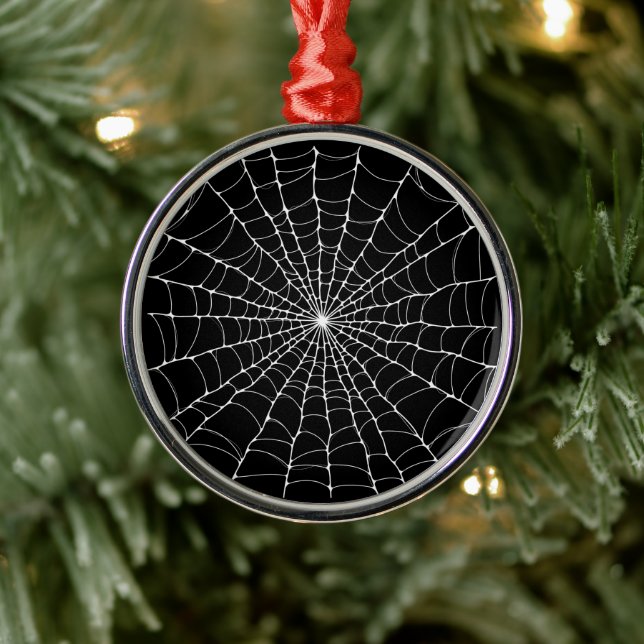 Spiderweb Goth  Metal Tree Decoration (Tree)
