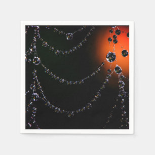 Spiderweb jewels napkins
