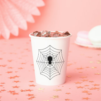 Spiderweb  paper cups