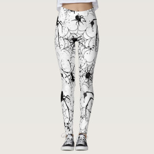 Spiderweb Pattern Halloween  Leggings