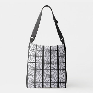 Spiderweb Print Tote Bag or Crossbody Bag