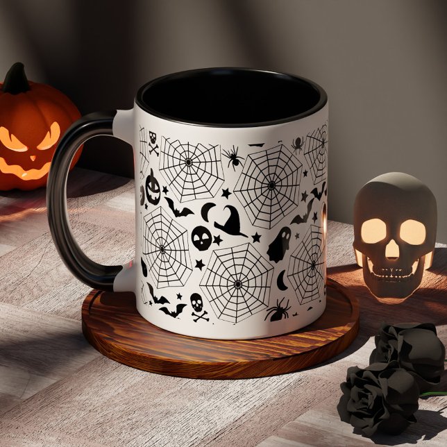 Spiderwebs Halloween Spooky Mug (Spiderwebs Halloween Spooky Mug)
