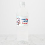 Spidey and His Amazing Friends Birthday  Water Bottle Label<br><div class="desc">Celebrate your child's Birthday with these awesome Spidey Birthday water bottle labels. Personalise by adding your child's name or custom text!</div>