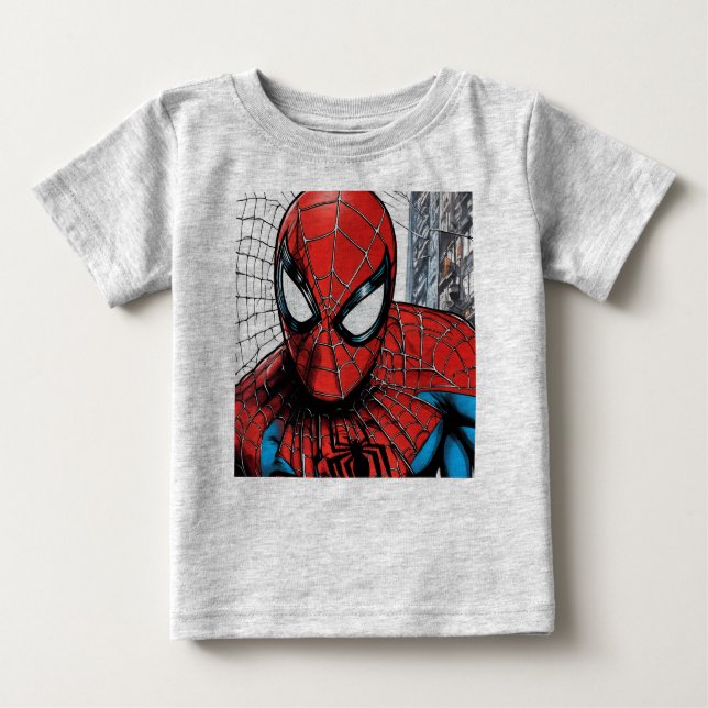 "Spidey Style Spectacle" Baby T-Shirt (Front)