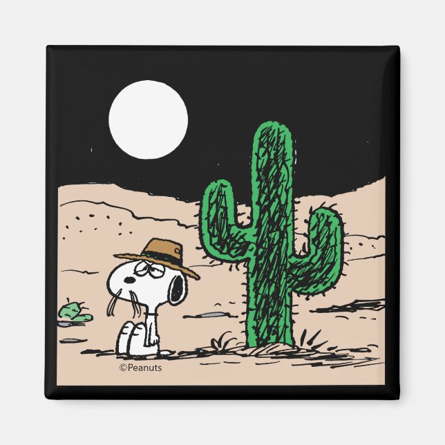Spike in a Moonlit Desert Magnet (Front)