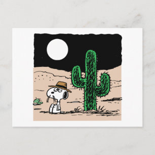 Spike in a Moonlit Desert Postcard