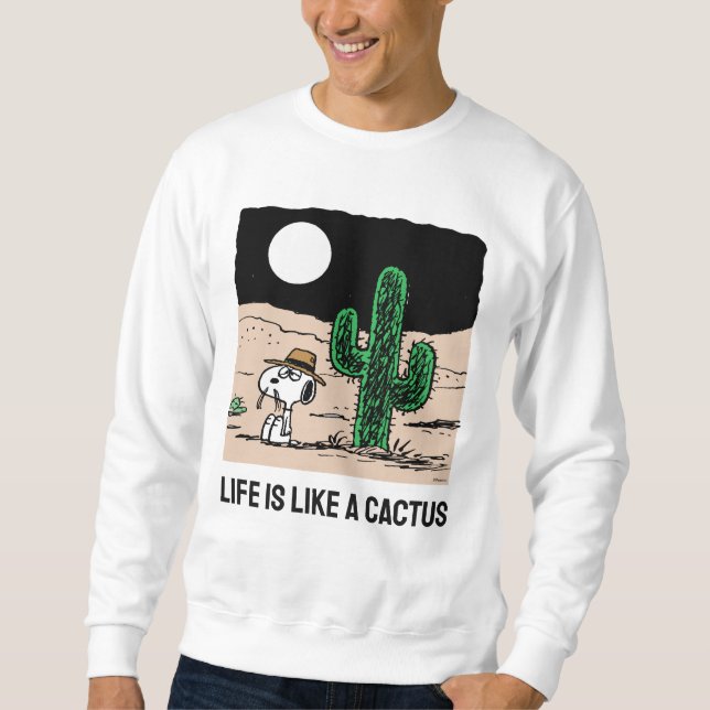 Spike in a Moonlit Desert Sweatshirt (Front)