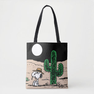 Spike in a Moonlit Desert Tote Bag