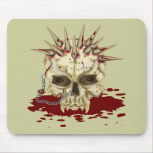Spike Skull Mouse Pad