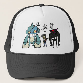 Spike, Squidy, and Rilla Trucker Hat