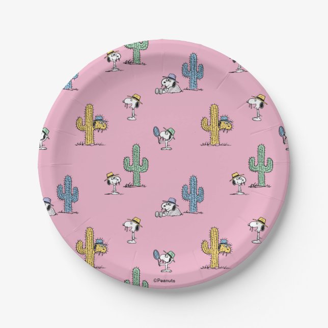 Spike Sugar Pop Pattern Paper Plate (Front)