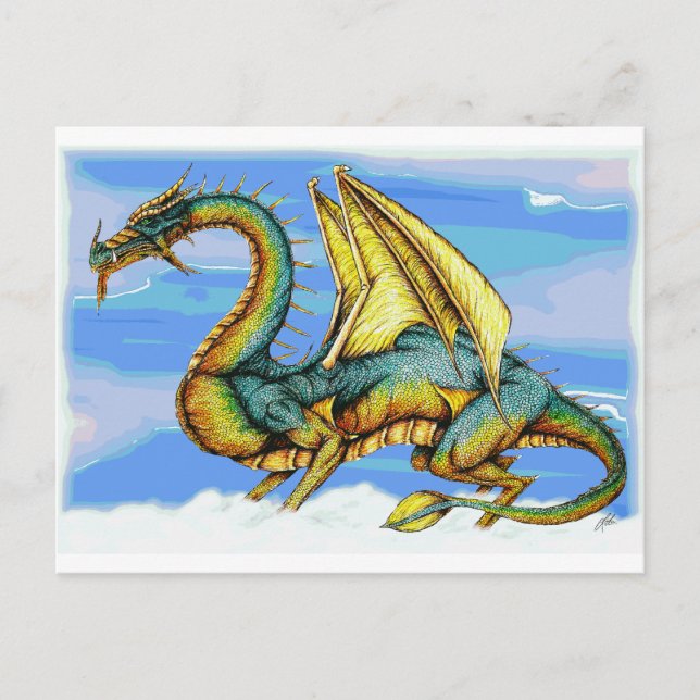 Spike the Cloud Walker Postcard (Front)