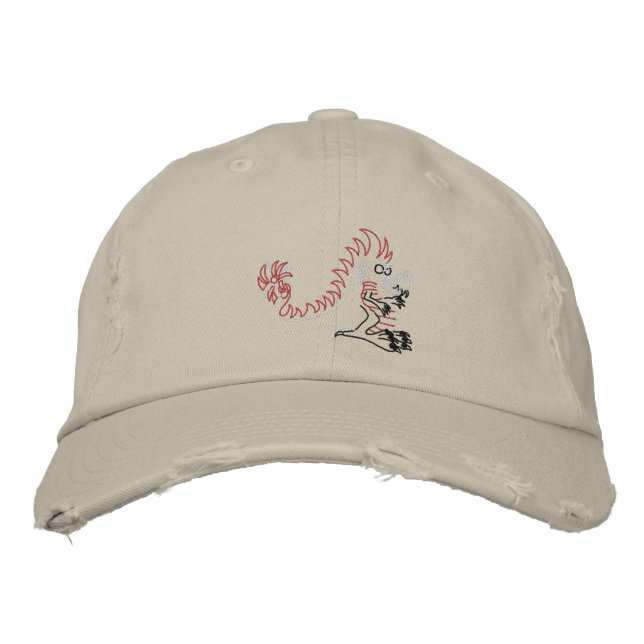 spike the dragon embroidered hat (Front)
