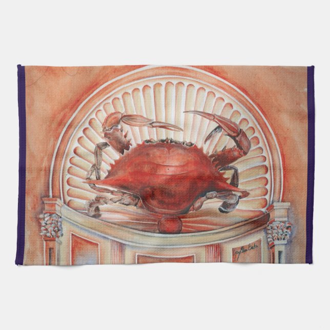 Spike, the Heavy Weight World Champion Tea Towel (Horizontal)