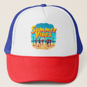 Spike the Sun: Summer Vibes Unleashed Trucker Hat