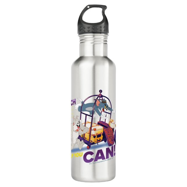 Spike, Tom & Jerry - Catch Me If You Can 710 Ml Water Bottle (Front)