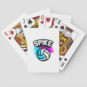 Spike Volleyball Playing Cards