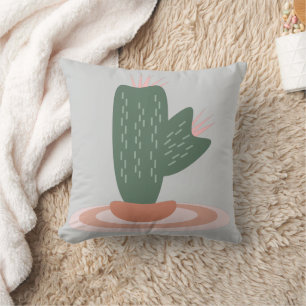 Spiked Cactus on Rug Cushion