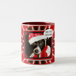 Spiked Eggnog Dog Two-Tone Coffee Mug