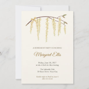 Spiketail Blossom Retirement Party Invitation