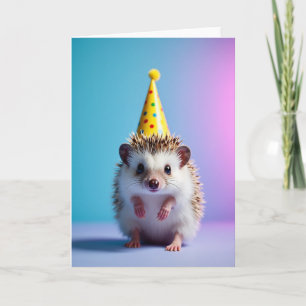 Spiky Friend Birthday Hat Card