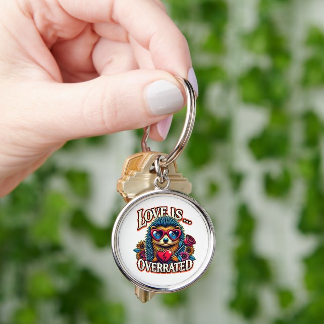 Spiky Love Lessons Key Ring (Hand)
