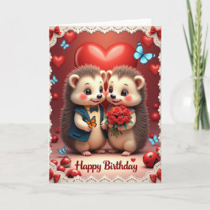 Spiky Sweet Birthday Scene Card