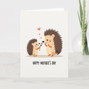 Spiky Sweet Mothers Day Card