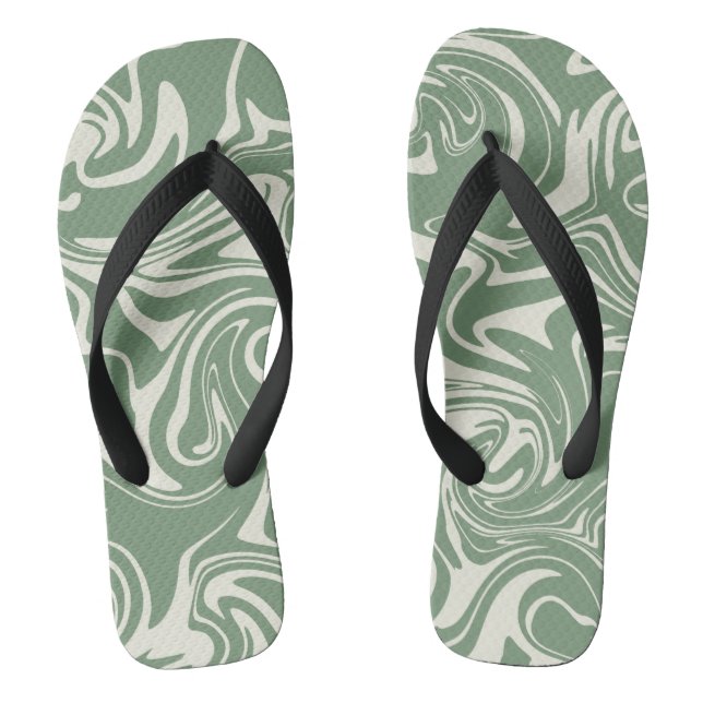 Spill - Green Jandals (Footbed)
