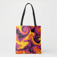 Spill - Orange, Black, Pink and Yellow
