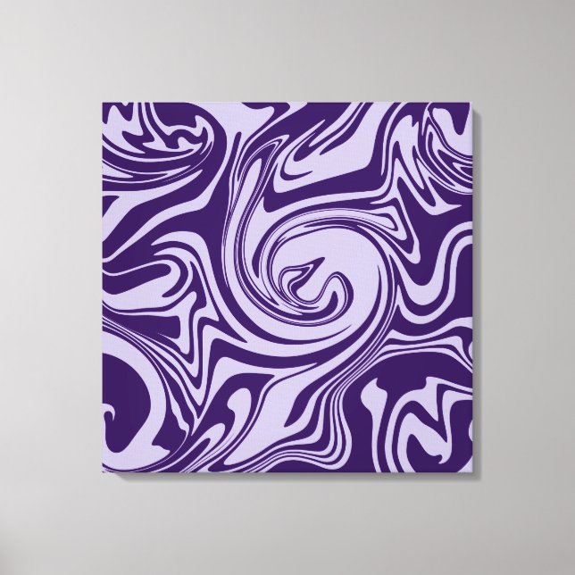 Spill - Purple Canvas Print (Front)
