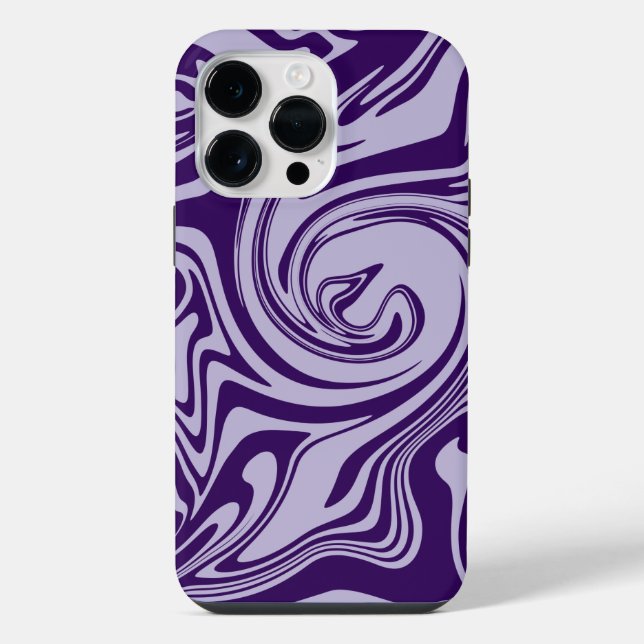 Spill - Purple iPhone Case (Back)