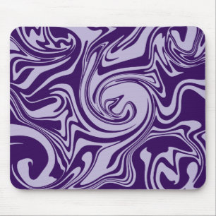 Spill - Purple Mouse Pad