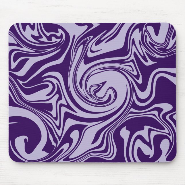 Spill - Purple Mouse Pad (Front)