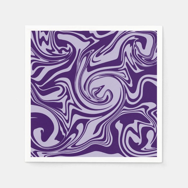 Spill - Purple Napkin (Front)